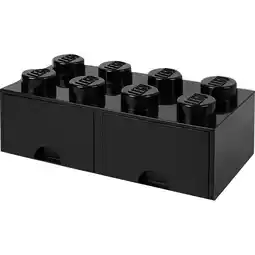 Netto Marken-Discount Room Copenhagen Aufbewahrungsbox LEGO Brick Drawer 8 schwarz Angebot
