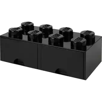 Netto Marken-Discount Room Copenhagen Aufbewahrungsbox LEGO Brick Drawer 8 schwarz Angebot