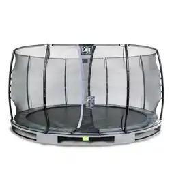 Netto Marken-Discount EXIT Elegant Ground 427 (14ft) RUND + Sicherheitsnetz Economy grau Angebot