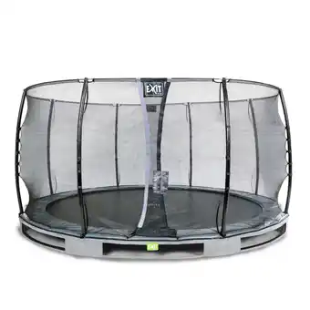 Netto Marken-Discount EXIT Elegant Ground 427 (14ft) RUND + Sicherheitsnetz Economy grau Angebot