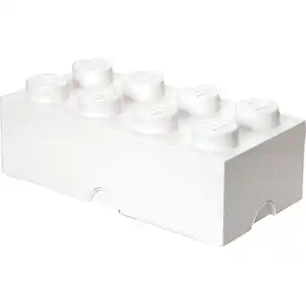 Netto Marken-Discount Room Copenhagen Aufbewahrungsbox LEGO Storage Brick 8 weiß Angebot
