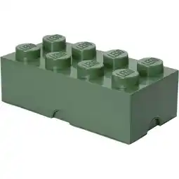 Netto Marken-Discount Room Copenhagen Aufbewahrungsbox LEGO Storage Brick 8 sandgrün Angebot