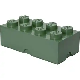 Netto Marken-Discount Room Copenhagen Aufbewahrungsbox LEGO Storage Brick 8 sandgrün Angebot