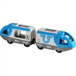 Netto Marken-Discount BRIO Spielfahrzeug World Blauer Reisezug Angebot