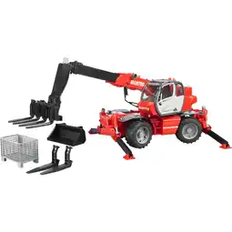 Netto Marken-Discount bruder Modellfahrzeug Manitou Teleskopstapler MRT 2150 Angebot