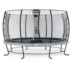 Netto Marken-Discount EXIT Elegant 427 (14ft) RUND + Sicherheitsnetz Economy grau Angebot