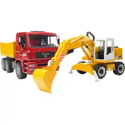 Netto Marken-Discount bruder Modellfahrzeug MAN TGA Kipp-LKW Angebot