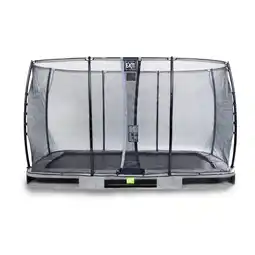 Netto Marken-Discount EXIT Elegant Ground Rechteckig 214x366 (7x12ft) + Sicherheitsnetz Economy grau Angebot