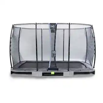 Netto Marken-Discount EXIT Elegant Ground Rechteckig 214x366 (7x12ft) + Sicherheitsnetz Economy grau Angebot