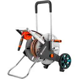 Netto Marken-Discount GARDENA Schlauchwagen Schlauchwagen CleverRoll M Easy Metall Set Angebot
