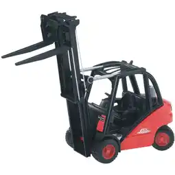 Netto Marken-Discount bruder Modellfahrzeug Linde Gabelstapler H30D Angebot