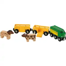 Netto Marken-Discount BRIO Spielfahrzeug World Bauernhof-Zug Angebot
