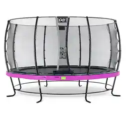 Netto Marken-Discount EXIT Elegant 427 (14ft) RUND + Sicherheitsnetz Economy lila Angebot
