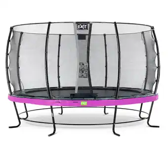 Netto Marken-Discount EXIT Elegant 427 (14ft) RUND + Sicherheitsnetz Economy lila Angebot