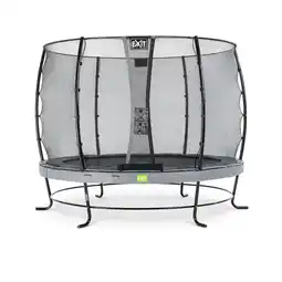 Netto Marken-Discount EXIT Elegant 305 (10ft) RUND + Sicherheitsnetz Economy grau Angebot