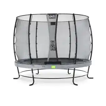 Netto Marken-Discount EXIT Elegant 305 (10ft) RUND + Sicherheitsnetz Economy grau Angebot
