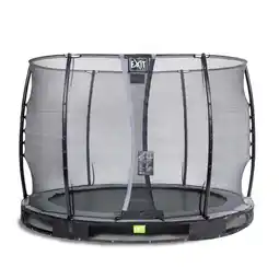 Netto Marken-Discount EXIT Elegant Ground 305 (10ft) RUND + Sicherheitsnetz Economy schwarz Angebot