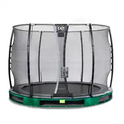 Netto Marken-Discount EXIT Elegant Ground 305 (10ft) RUND + Sicherheitsnetz Economy grün Angebot