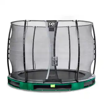 Netto Marken-Discount EXIT Elegant Ground 305 (10ft) RUND + Sicherheitsnetz Economy grün Angebot