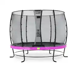 Netto Marken-Discount EXIT Elegant 305 (10ft) RUND + Sicherheitsnetz Economy lila Angebot