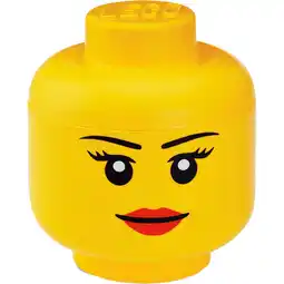Netto Marken-Discount Room Copenhagen Aufbewahrungsbox LEGO Iconic Storage Head Girl Angebot