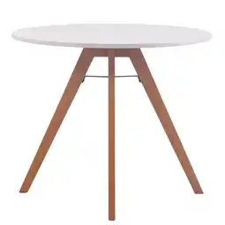 Netto Marken-Discount CLP Küchentisch Viktor I Esstisch Mit MDF Tischplatte I Bistrotisch Mit Buchenholzgestell Angebot