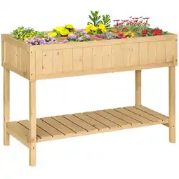 Netto Marken-Discount Outsunny Pflanztisch Tannenholz Angebot