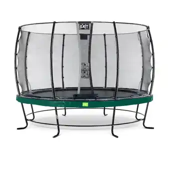 Netto Marken-Discount EXIT Elegant 366 (12ft) RUND + Sicherheitsnetz Economy grün Angebot