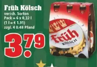 trinkgut Früh Kölsch Pack = 6 x 0.33 L Angebot