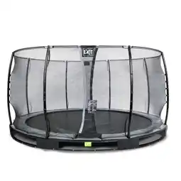Netto Marken-Discount EXIT Elegant Ground 427 (14ft) RUND + Sicherheitsnetz Economy schwarz Angebot