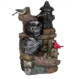 Netto Marken-Discount Brunnen METIS in Holz-/Stein-Optik Angebot