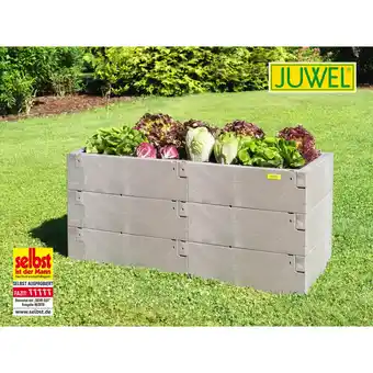 Netto Marken-Discount Juwel Hochbeet Timber 3er-Set in Holzoptik, nordic wood (18 Bausteine) Angebot