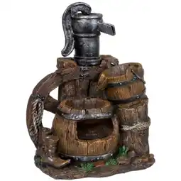 Netto Marken-Discount Brunnen NEREUS in Holz-/Stein-Optik Angebot