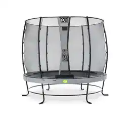 Netto Marken-Discount EXIT Elegant 253 (8,3ft) RUND + Sicherheitsnetz Economy grau Angebot