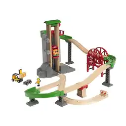 Netto Marken-Discount BRIO Spielgebäude World Großes Lagerhaus-Set mit Aufzug Angebot
