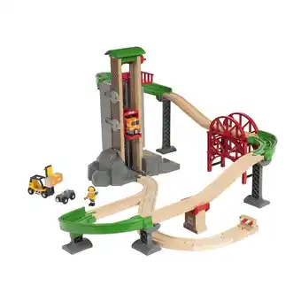 Netto Marken-Discount BRIO Spielgebäude World Großes Lagerhaus-Set mit Aufzug Angebot