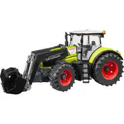 Netto Marken-Discount bruder Modellfahrzeug Claas Axion 950 mit Frontlader Angebot