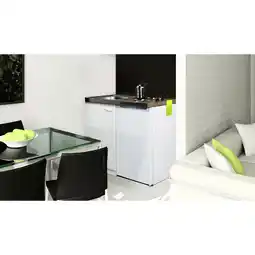 Netto Marken-Discount Respekta Miniküche PANTRY100SV weiß Duokochfeld Angebot