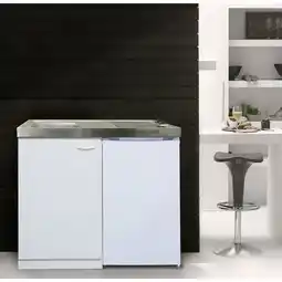 Netto Marken-Discount Respekta Miniküche MK100WCSV 100 cm Weiß Angebot