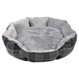 Netto Marken-Discount Heim Kuschelprogramm Schottland Heimtierbett Gr. L 70 x 65 x 18 cm Angebot