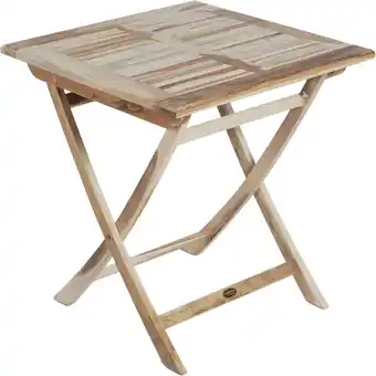 Netto Marken-Discount Tisch JAVA, quadratisch 70 x 70 cm, Teak Angebot