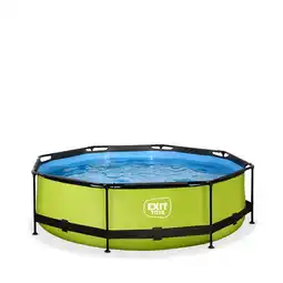 Netto Marken-Discount EXIT Aufstellbecken Ø 300x76 cm, lime Angebot
