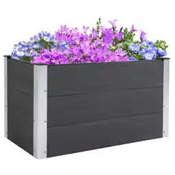 Netto Marken-Discount Outsunny Pflanzkasten WPC, Aluminium Angebot