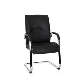 Netto Marken-Discount hjh OFFICE Freischwinger SOVRANO V Kunstleder mit Armlehnen Angebot