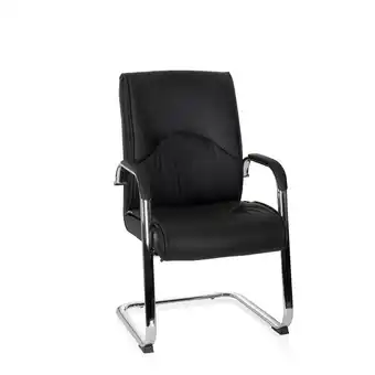 Netto Marken-Discount hjh OFFICE Freischwinger SOVRANO V Kunstleder mit Armlehnen Angebot