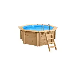 Netto Marken-Discount Holzpool Java ø 3,55 m/ 1,16m POOLROBOTER SUPER SET Angebot