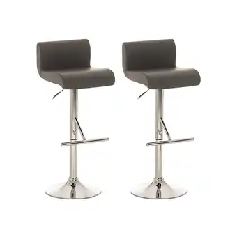 Netto Marken-Discount CLP 2er Set Barhocker California Mit Kunstlederbezug I Höhenverstellbare Drehbare Thekenhocker Angebot