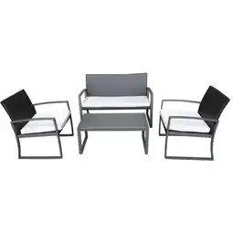 Netto Marken-Discount Garden Pleasure Tischgruppe GARDA, 4-teilig Angebot