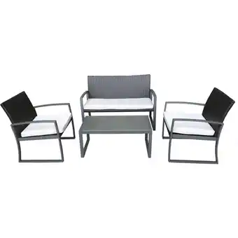 Netto Marken-Discount Garden Pleasure Tischgruppe GARDA, 4-teilig Angebot