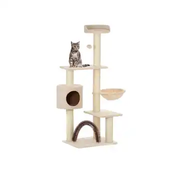 Netto Marken-Discount Silvio Design Kratzbaum Etagenboy beige Angebot